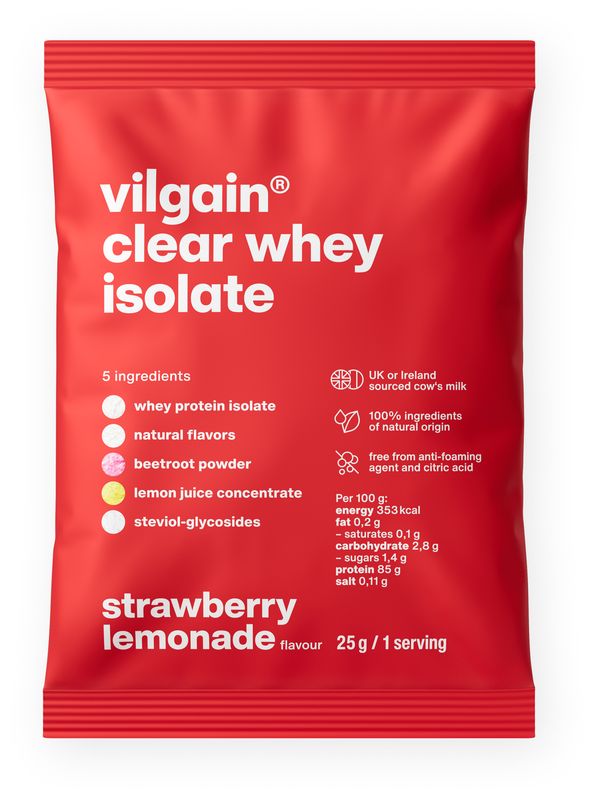 Vilgain Clear Whey Isolate – Strawberry lemonade 25 g