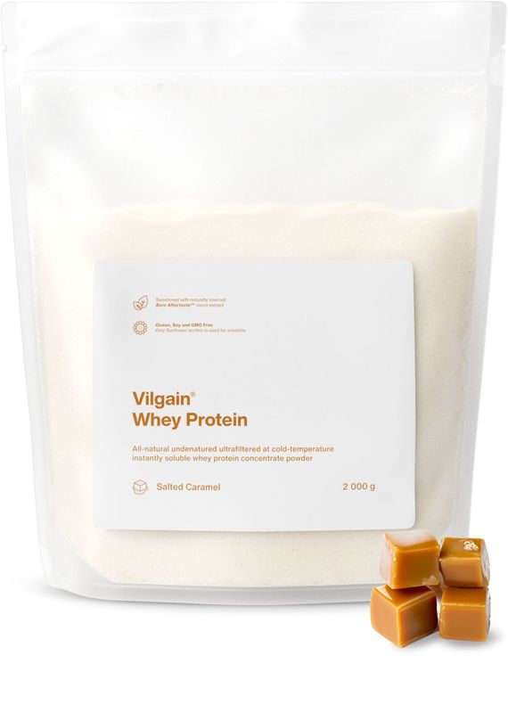 Vilgain Whey Protein slaný karamel 2000 g Obrázek
