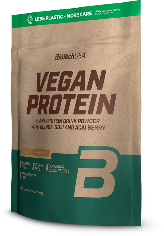 BioTech USA Vegan Protein – mogyoró 2000 g akciós termékkép 1