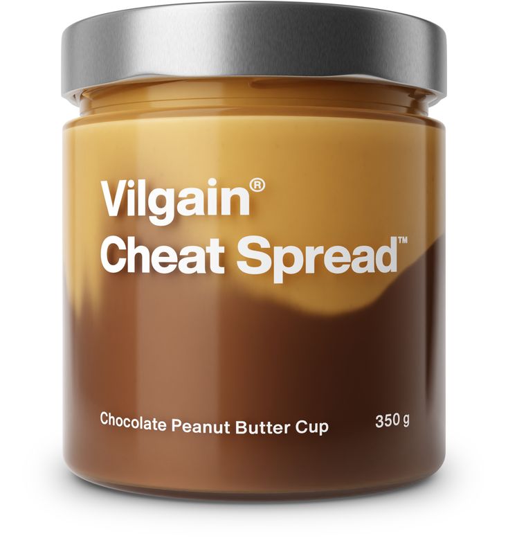 Vilgain Cheat Spread čokoládový košíček plněný arašídovým krémem 350 g Obrázek