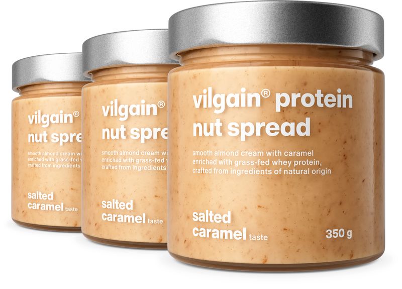 Vilgain Protein Nut Spread –  3× slaný karamel 350 g