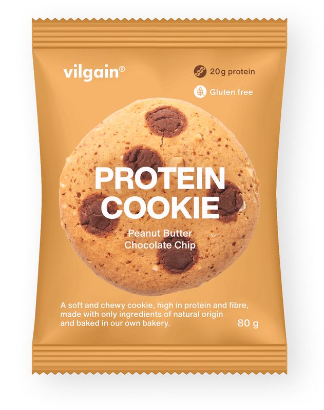 Vilgain Protein Cookie – peanut butter chocolate chip 80 g