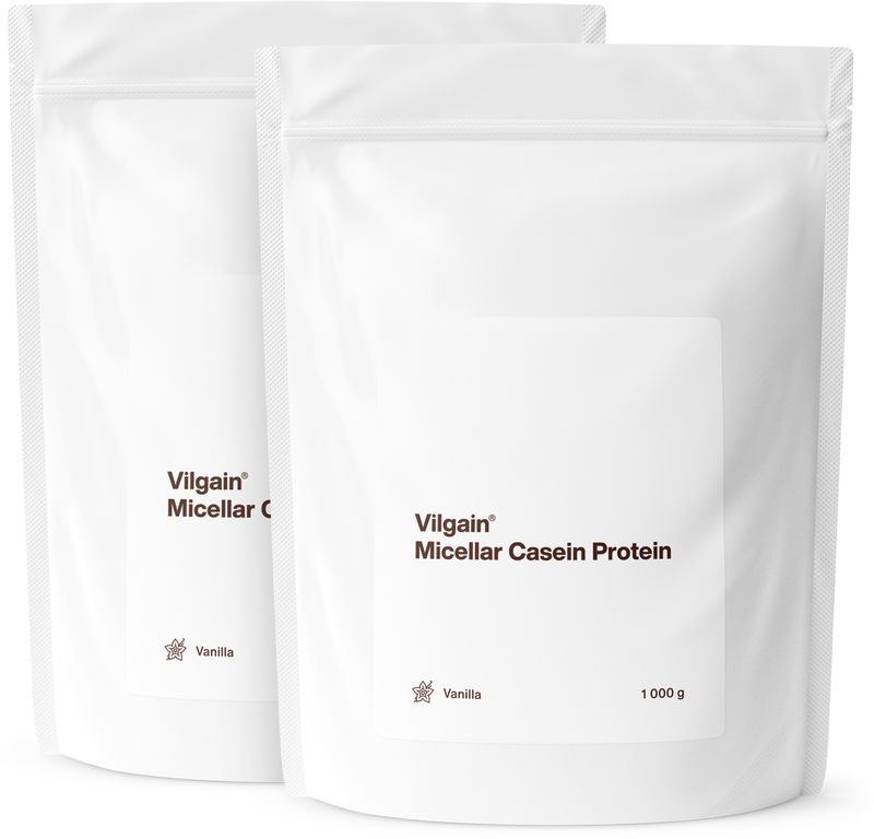 Vilgain Micellar Casein Protein –  2× vanilka 1000 g