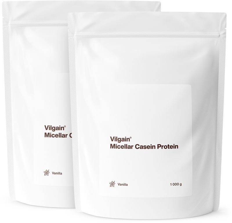 Levně Vilgain Micellar Casein Protein – 2× vanilka 1000 g