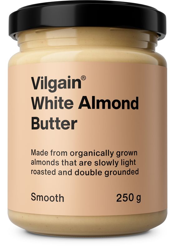Vilgain Bílé mandlové máslo z blanšírovaných mandlí BIO – smooth 250 g