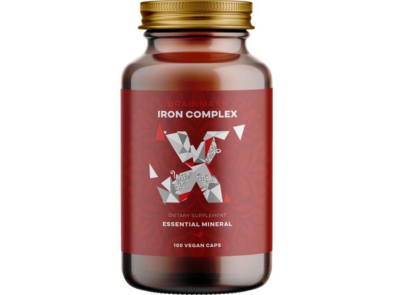 BrainMax Iron Complex – 100 kapsúl