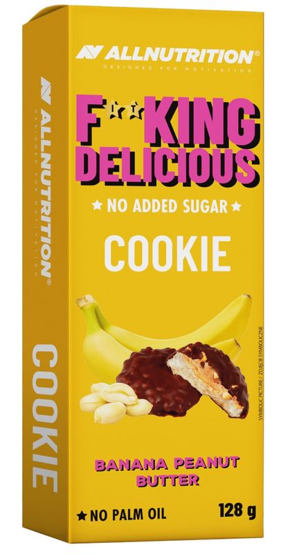 AllNutrition F**king Delicious Cookie – banán/arašidové maslo 128 g
