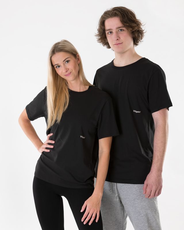 Vilgain Athletic Cut Organic Tee M black Obrázek