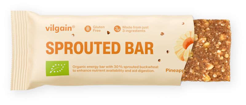 Vilgain Sprouted Bar ananas 35 g