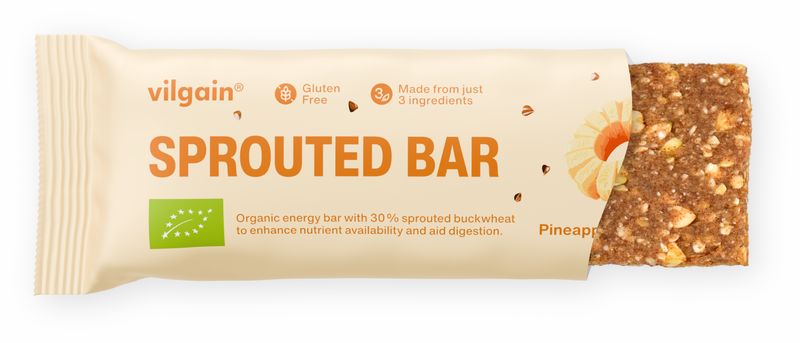 Vilgain Sprouted Bar ananás 35 g