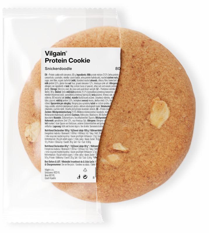 Vilgain Protein Cookie snickerdoodle 80 g Obrázek