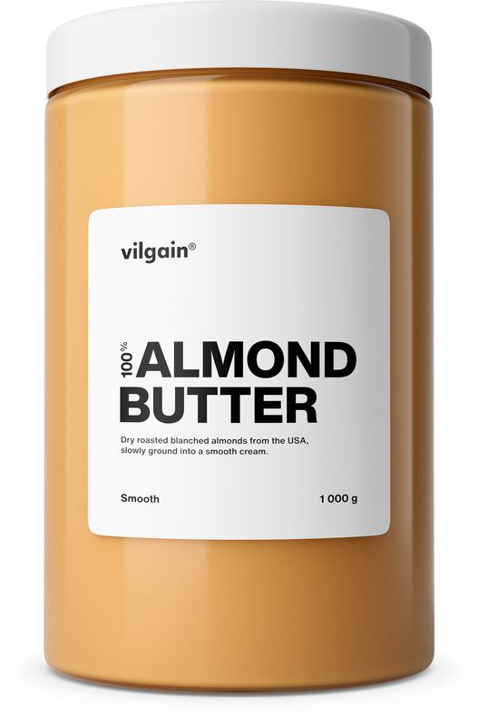 Levně Vilgain Mandlové máslo blanšírované – jemné mandle 1 000 g