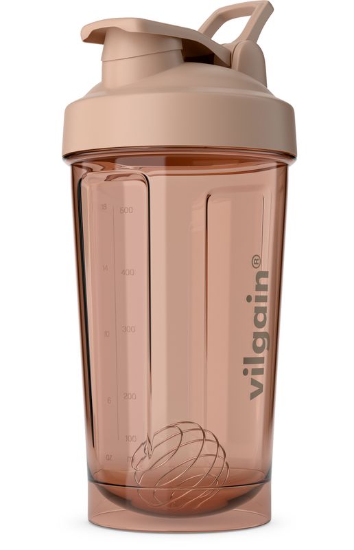 Vilgain Tritan Shaker Pro – Mocha mousse 500 ml