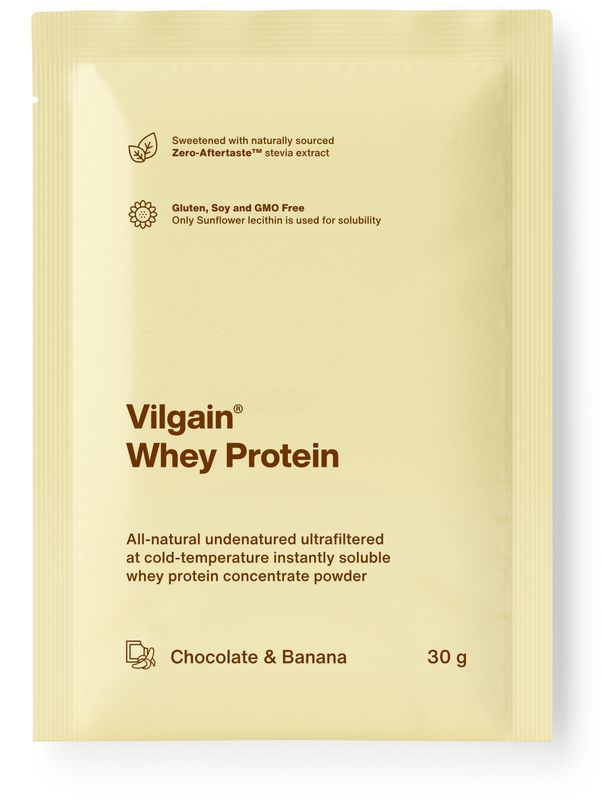 Vilgain Whey Protein čokoláda a banán 30 g