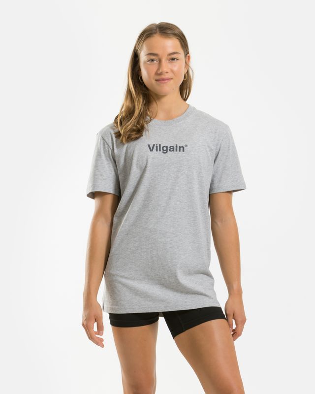 Vilgain Logotype T-shirt XS šedá Obrázek