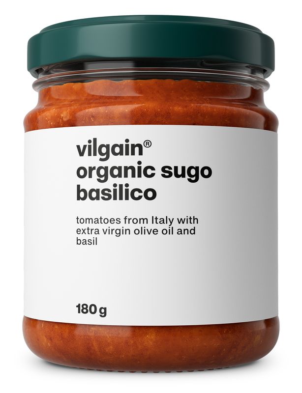 Levně Vilgain Vegan Sugo BIO – s bazalkou 180 g