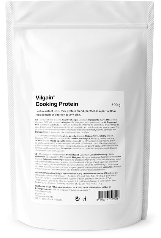 Vilgain 81% Protein na pečení 500 g Obrázek