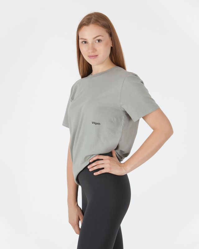 Vilgain Athletic Cut Organic Tee XS/S grey Obrázek