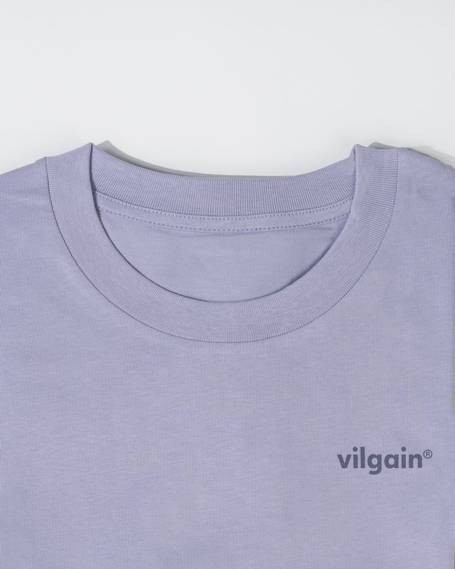 Vilgain Logotype Badge Tee – L Lavender Obrázek