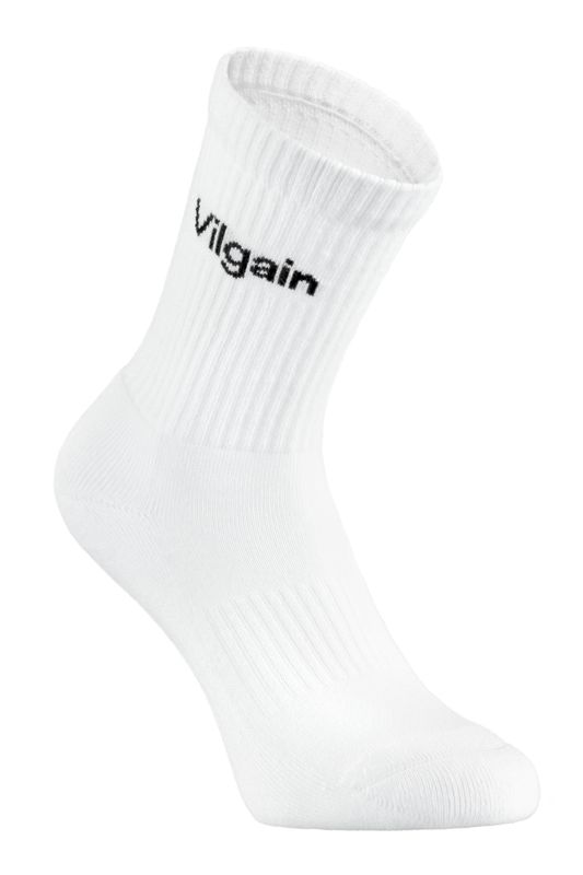 Vilgain Logotype Crew Socks 35 - 38 1 pár white Obrázek