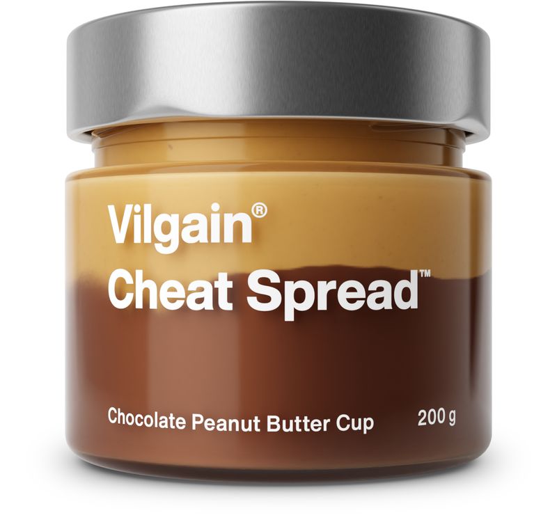 Vilgain Cheat Spread čokoládový košíček plněný arašídovým krémem 200 g Obrázek