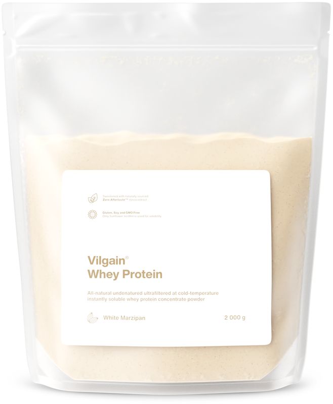 Vilgain Whey Protein Bílý marcipán 2000 g Obrázek