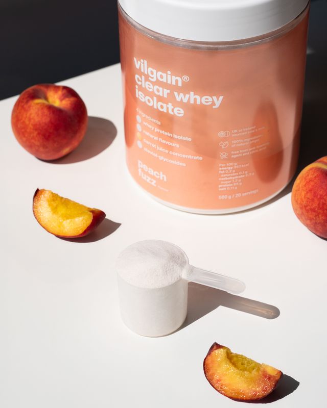 Vilgain Clear Whey Isolate Peach fuzz 500 g Obrázek