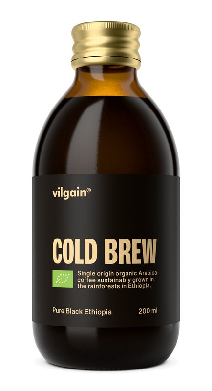 Vilgain Cold Brew BIO – Pure Black Ethiopia 200 ml