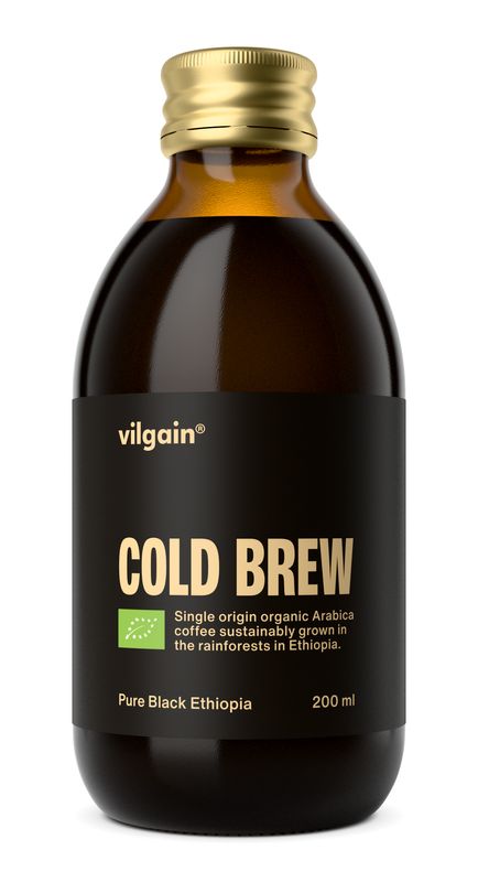 Levně Vilgain Cold Brew BIO – Pure Black Ethiopia 200 ml
