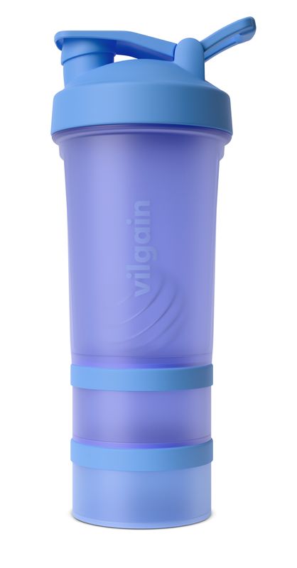 Vilgain Shaker Pro 2Go – Velvet 450 ml + 150 ml + 100 ml Obrázek