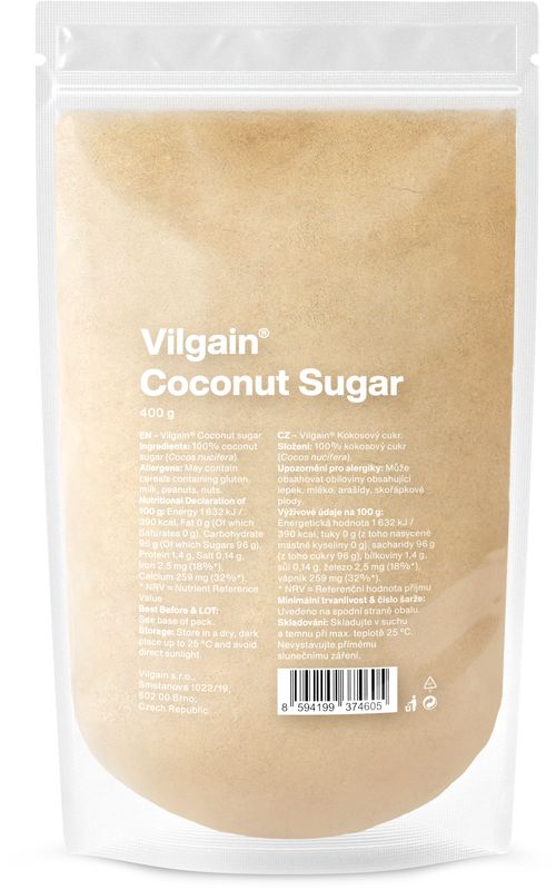 Vilgain Kokosový cukr 400 g Obrázek