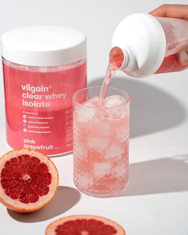 Vilgain Clear Whey Isolate Pink grapefruit 500 g Obrázek