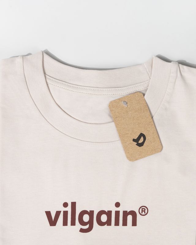 Vilgain Logotype Tee – S Off White Obrázek