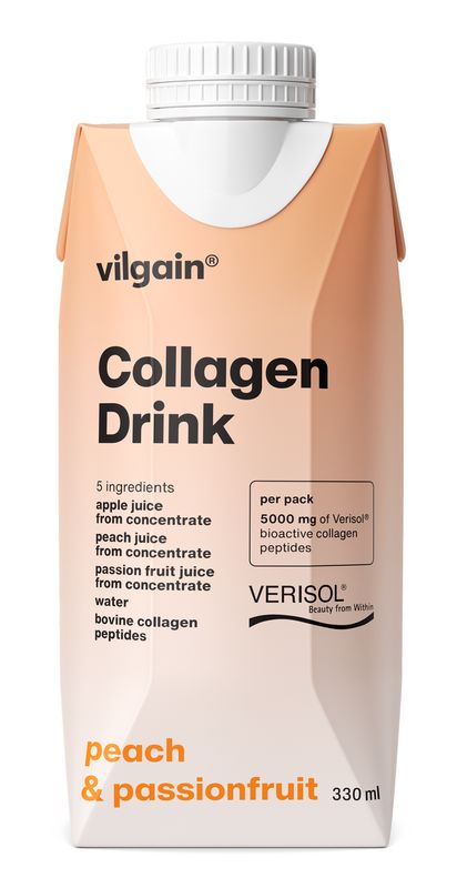 Vilgain Collagen Drink – broskev a marakuja 330 ml