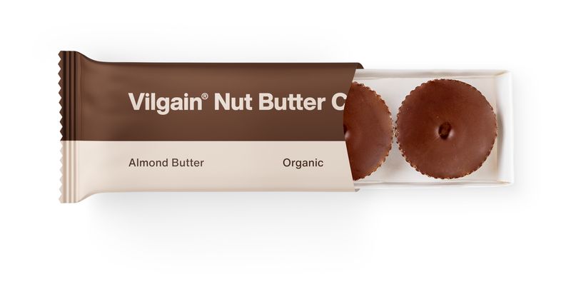 Vilgain Nut Butter Cups BIO mandlové máslo 39 g (3 x 13 g) Obrázek