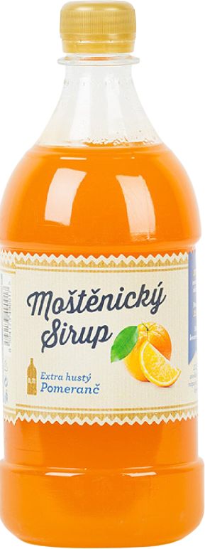 Moštěnický sirup Pomerančový sirup 700 ml