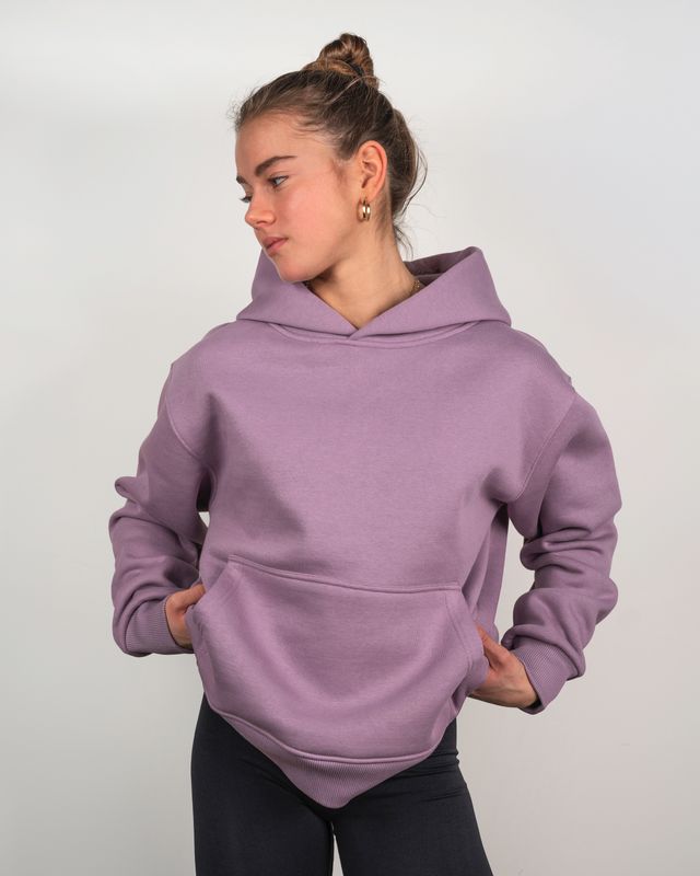 Vilgain Heavy Brushed Hoodie – L lavender Obrázek