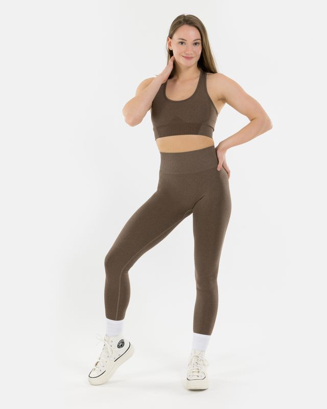 Vilgain Workout Leggings M Espresso marl Obrázek