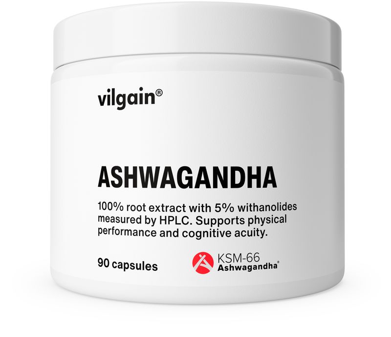 Vilgain Ashwagandha 90 kapslí Obrázek