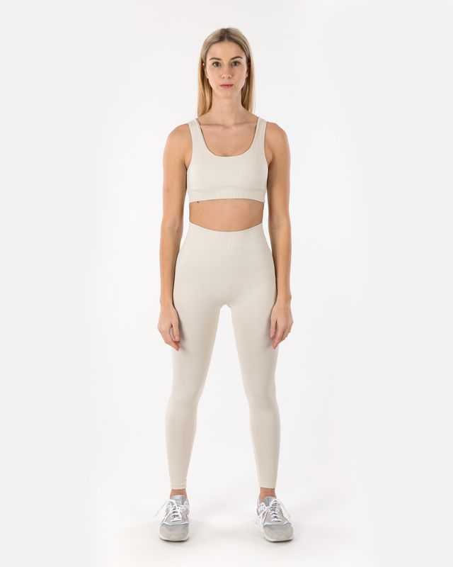 Vilgain Seamless Ribbed Leggings M/L sand Obrázek
