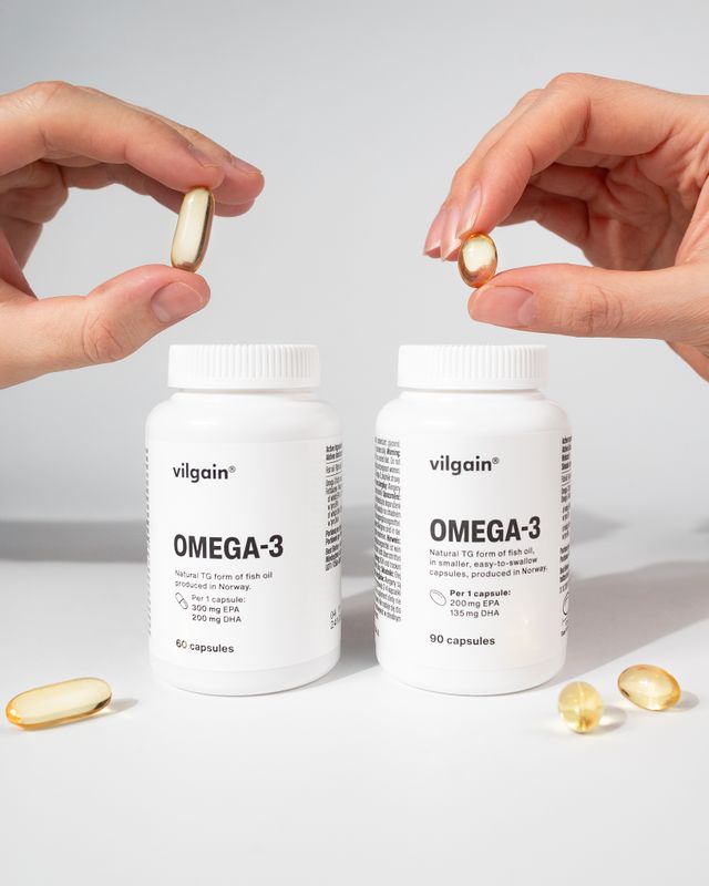 Vilgain Omega-3 60 kapslí Obrázek