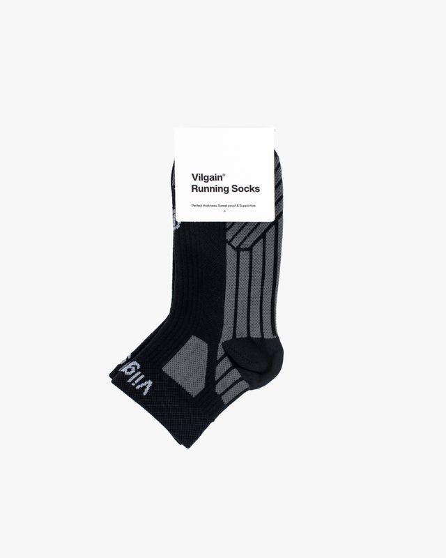Vilgain Running Socks 40-41 1 ks black/grey Obrázek