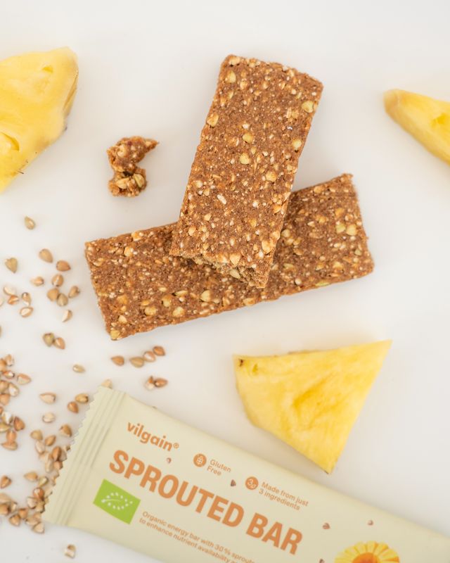 Vilgain Sprouted Bar ananás 35 g Obrázek
