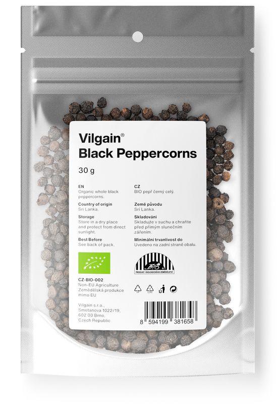 Vilgain BIO Bors – egész fekete 30 g akciós termékkép 1