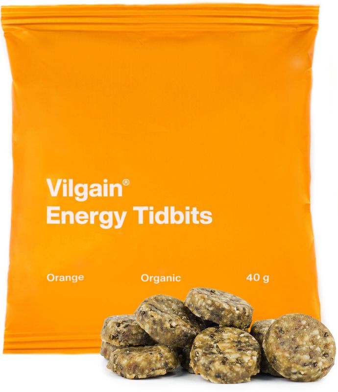 Vilgain Energy Tidbits BIO pomeranč 40 g Obrázek