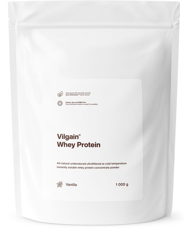 Vilgain Whey Protein vanilka 1000 g Obrázek