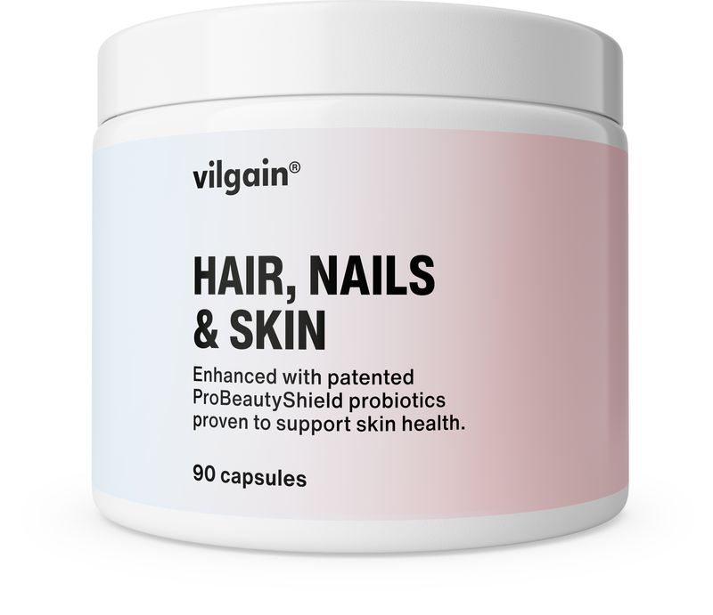 Levně Vilgain Hair, Nails & Skin – 90 kapslí