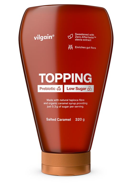 Vilgain Prebiotic Topping Low Sugar – slaný karamel 320 g