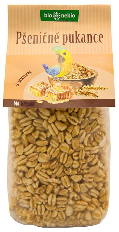 Bio Nebio Jukance: pšeničné pukancie s medom BIO – 130 g