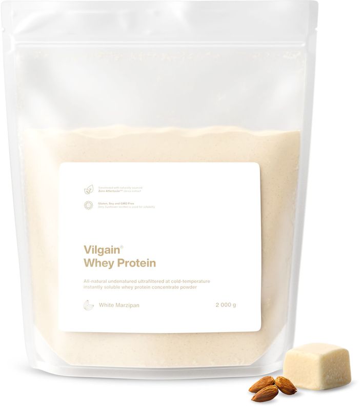 Vilgain Whey Protein Bílý marcipán 2000 g Obrázek